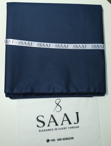 Mid Night Blue ,Cotton